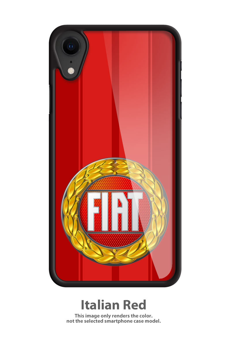 Fiat 1966 - 1967 Emblem Smartphone Case - Racing Stripes