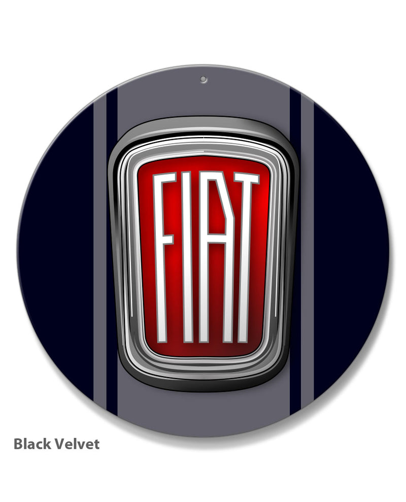 Fiat 1959 - 1965 Emblem Round Aluminum Sign