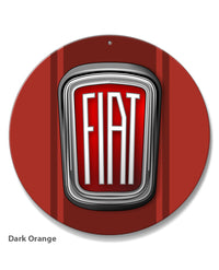 Fiat 1959 - 1965 Emblem Round Aluminum Sign