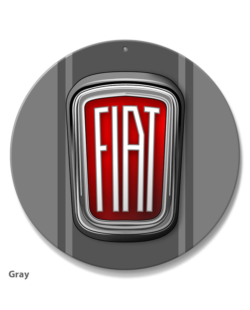 Fiat 1959 - 1965 Emblem Round Aluminum Sign