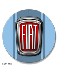 Fiat 1959 - 1965 Emblem Round Aluminum Sign