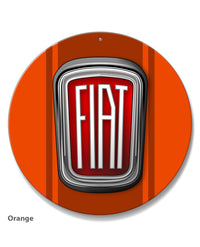 Fiat 1959 - 1965 Emblem Round Aluminum Sign