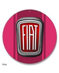 Fiat 1959 - 1965 Emblem Round Aluminum Sign