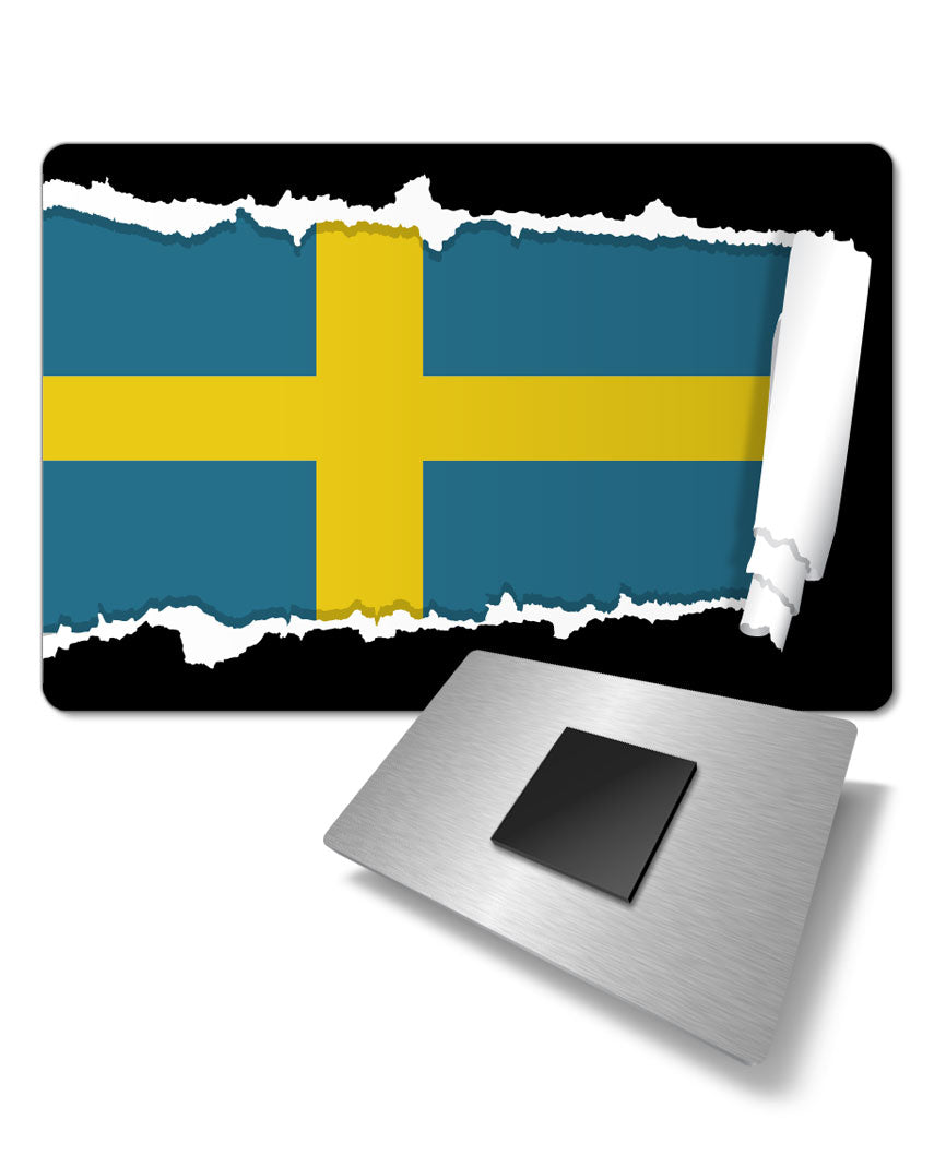 Swedish Flag Novelty Fridge Magnet