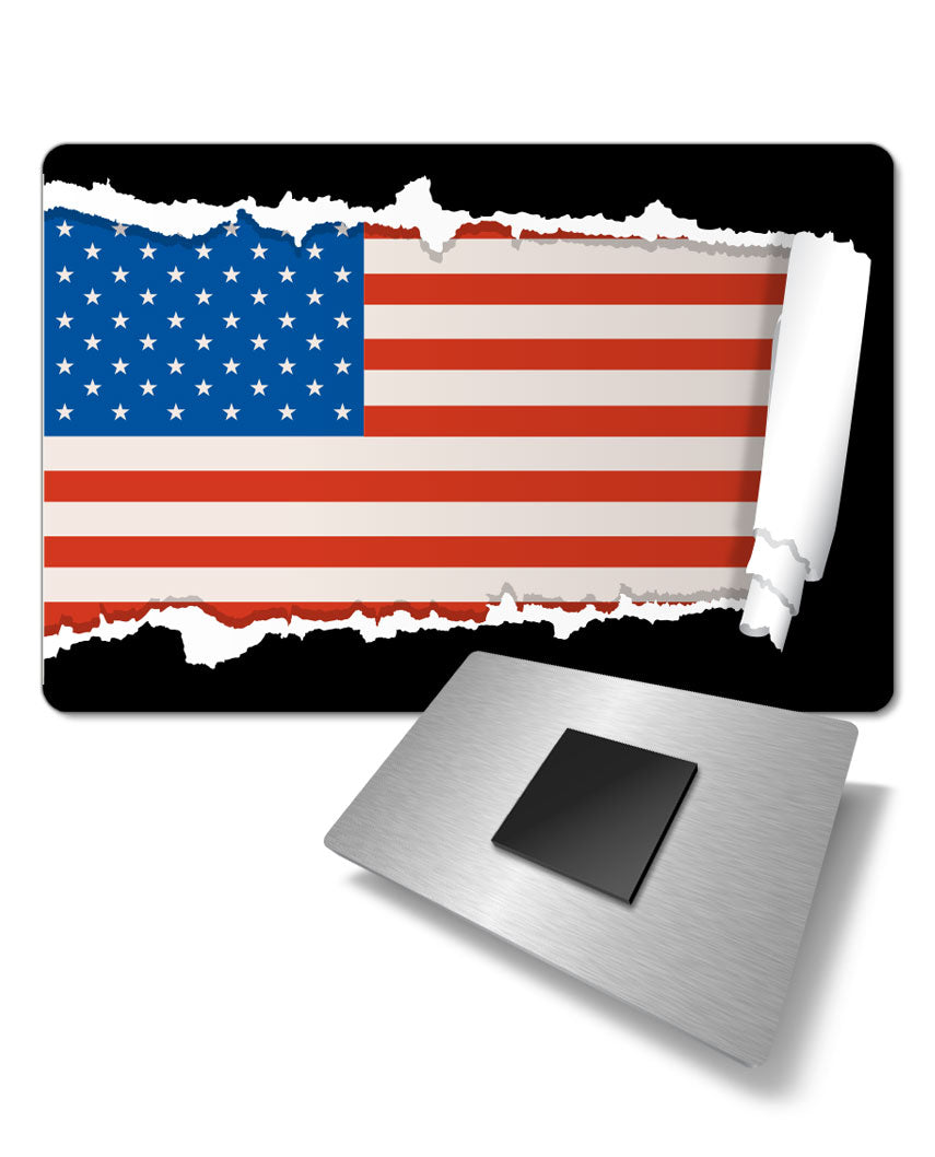 American Flag Fridge Magnet