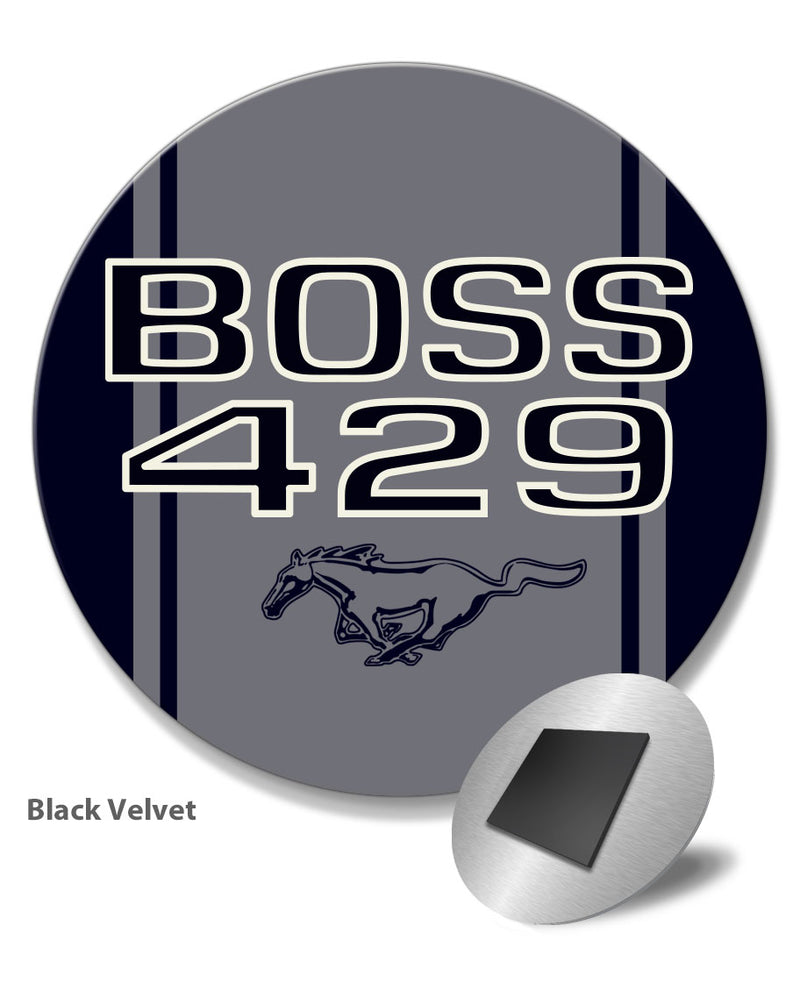 BOSS 429 c.i. V8 Engine Emblem 1969 - 1970 Round Fridge Magnet