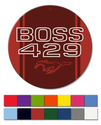 BOSS 429 c.i. V8 Engine Emblem 1969 - 1970 Round Fridge Magnet