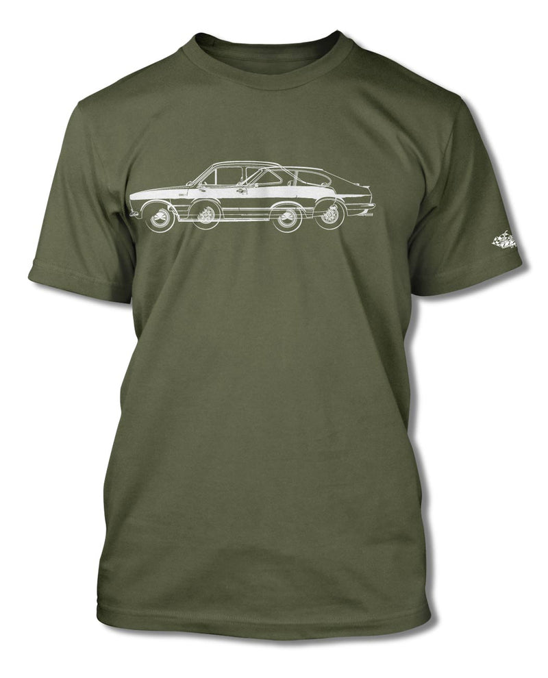 Ford Capri MK III Coupe T-Shirt - Men - Side View