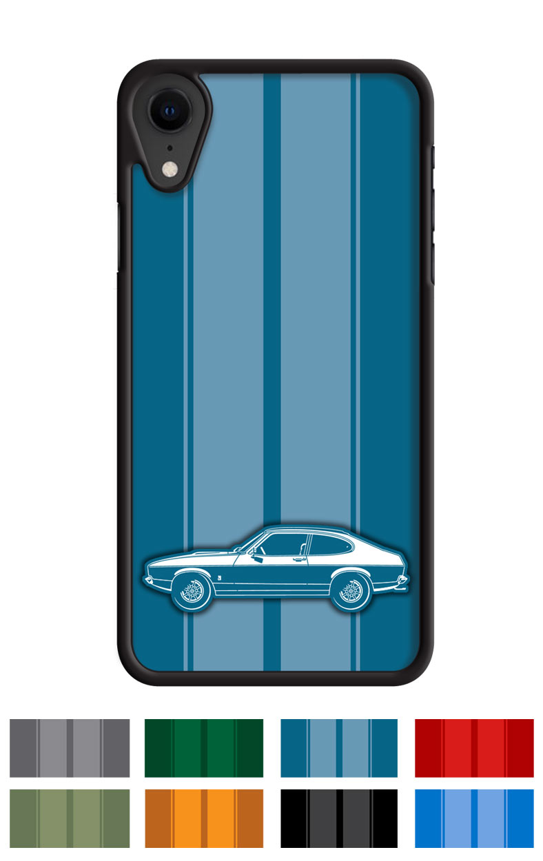 Ford - Mercury Capri MK II Coupe Smartphone Case - Racing Stripes