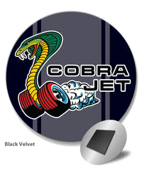 Cobra Jet Snake Emblem 1968 - 1969 Round Fridge Magnet