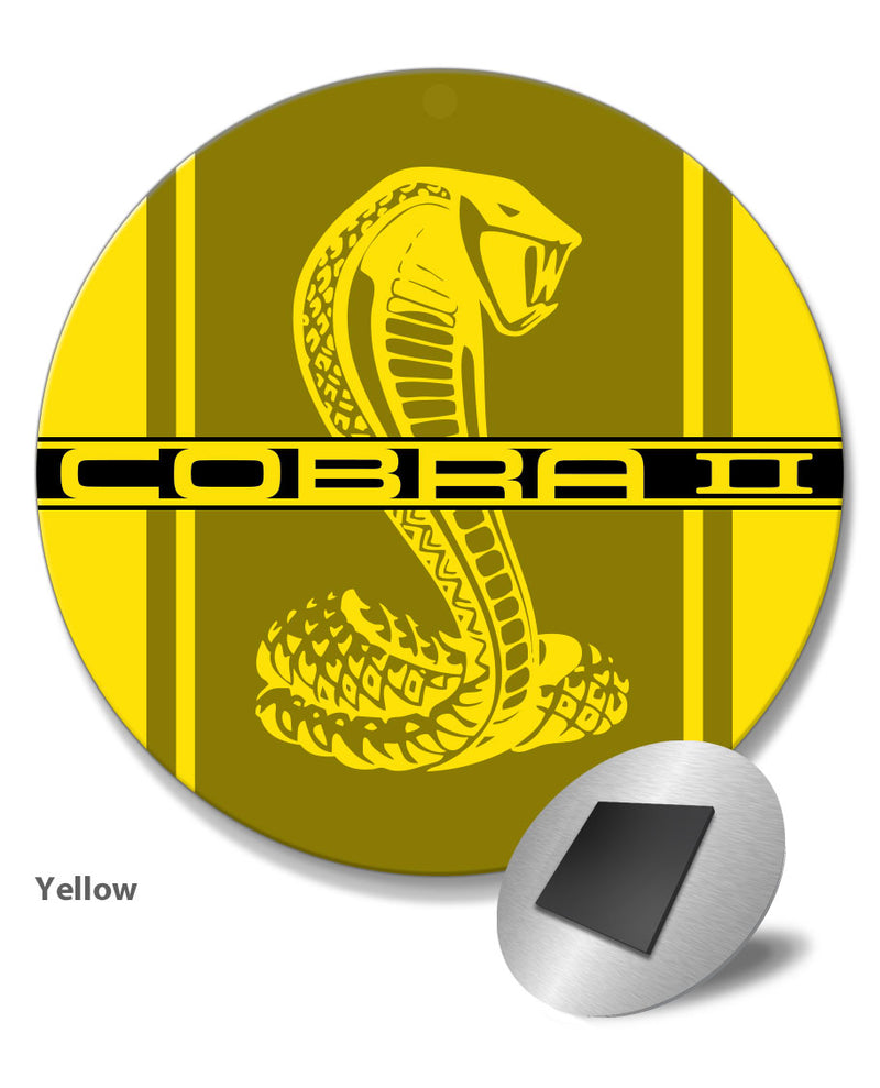 Cobra II Emblem 1976 Round Fridge Magnet