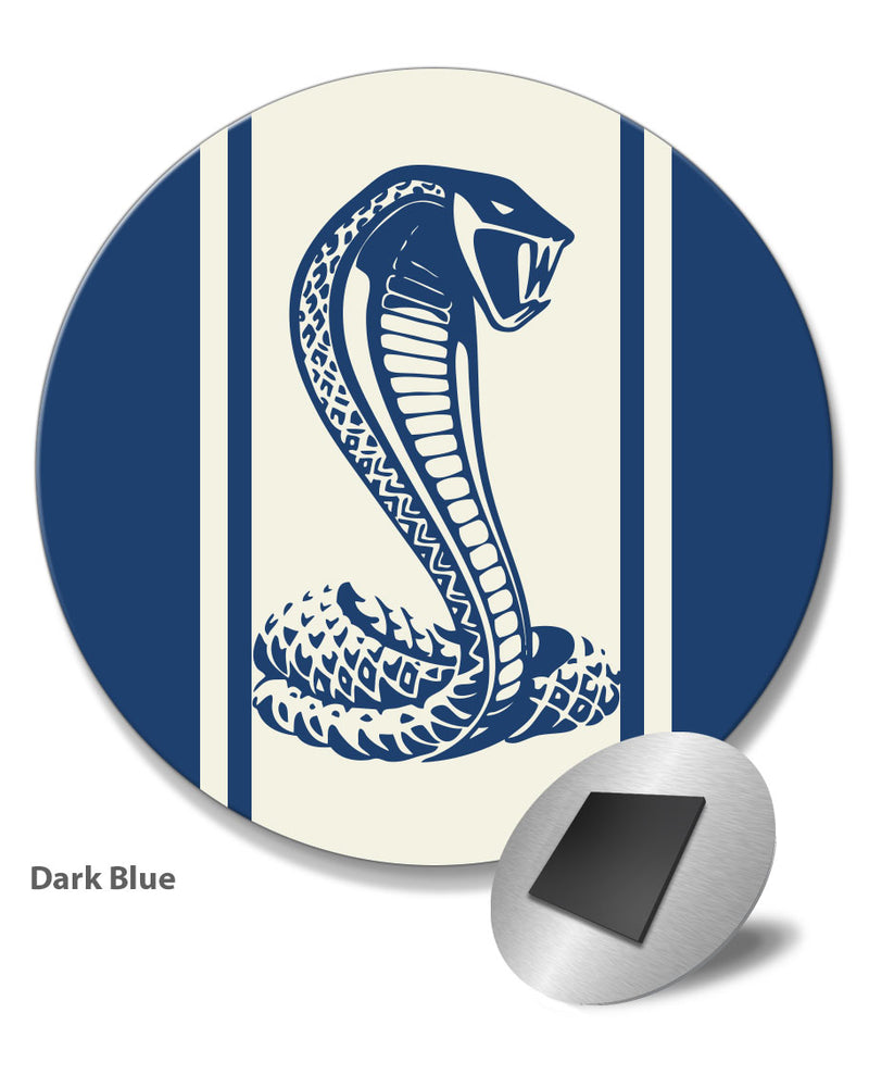 Cobra Snake Emblem Round Fridge Magnet
