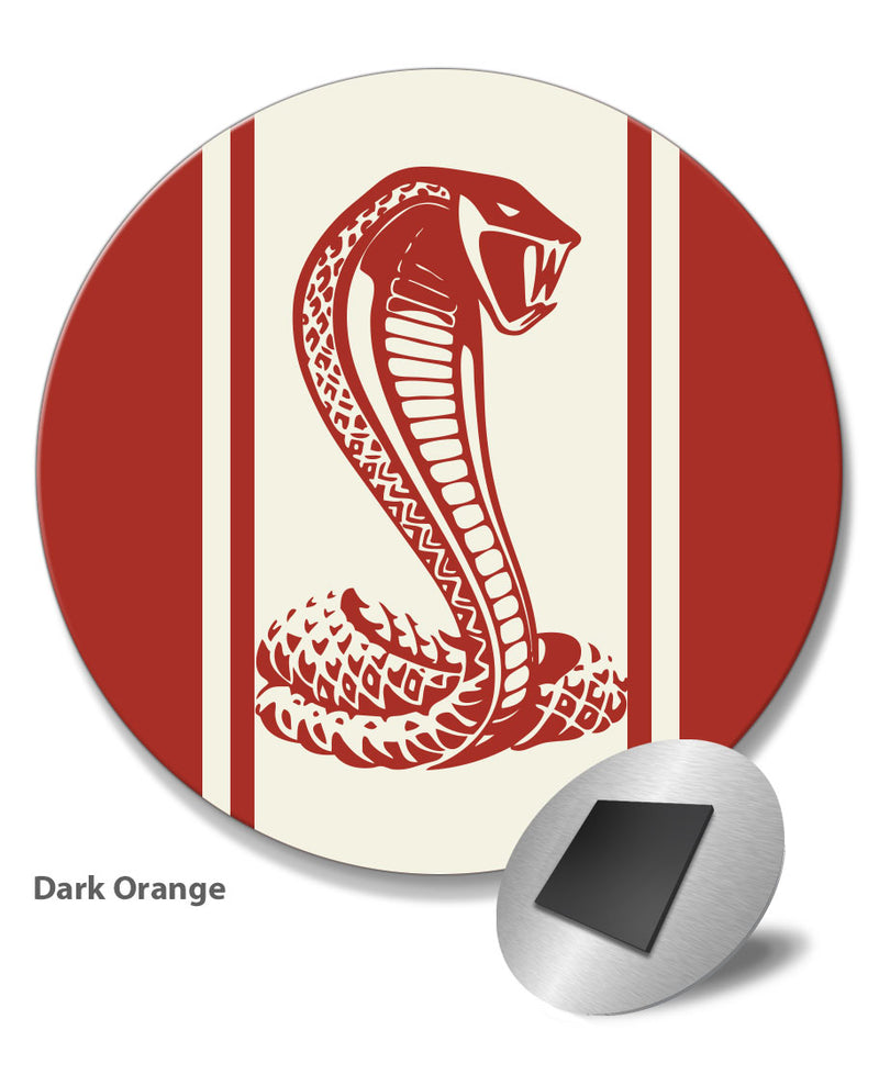 Cobra Snake Emblem Round Fridge Magnet