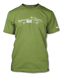 Ford Crown Victoria CHP T-Shirt - Men - Side View