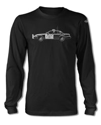 Ford Crown Victoria CHP T-Shirt - Long Sleeves - Side View