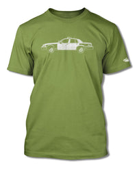 Ford Crown Victoria LAPD T-Shirt - Men - Side View