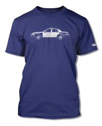 Ford Crown Victoria LAPD T-Shirt - Men - Side View