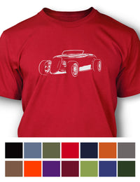 1934 Ford Coupe Hi Boy 3/4 T-Shirt - Men - Spotlights