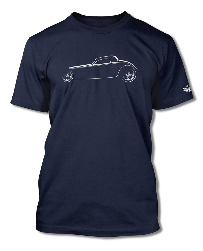 1934 Ford Coupe Hi Boy T-Shirt - Men - Side View