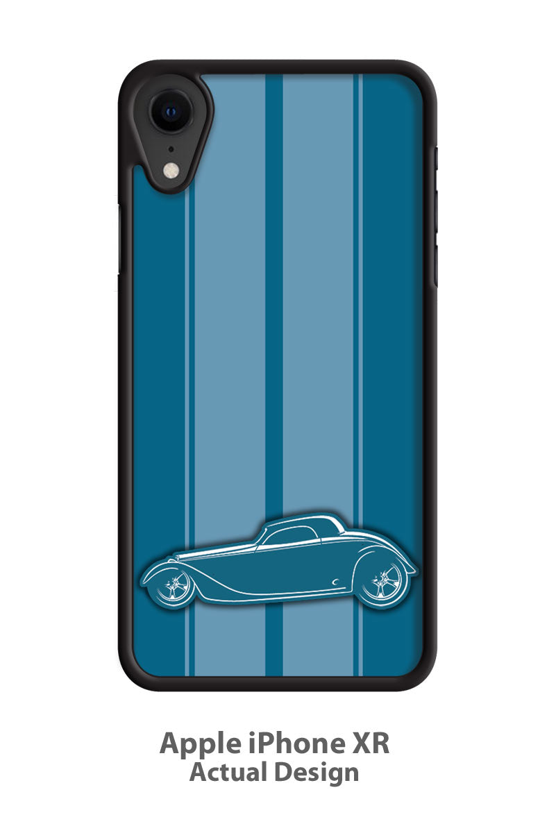 1934 Ford Coupe Hot Rod Smartphone Case - Racing Stripes