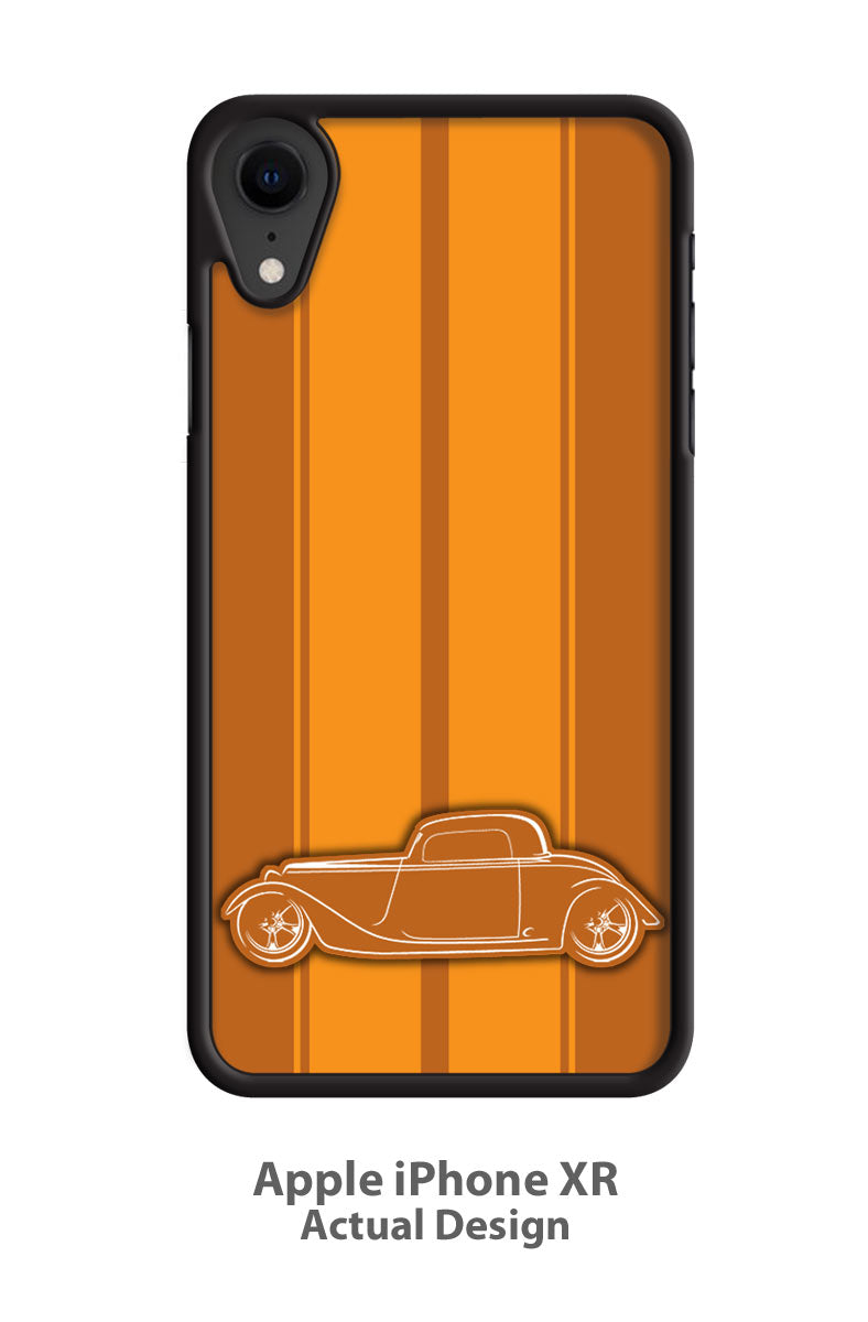 1934 Ford Coupe Oldschool Rod Smartphone Case - Racing Stripes