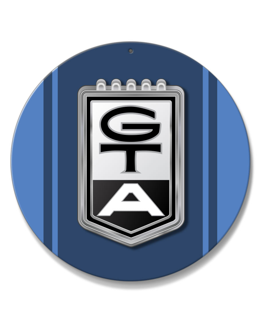 Ford GTA Fairlane 1966 - 1967 Emblem Round Aluminum Sign