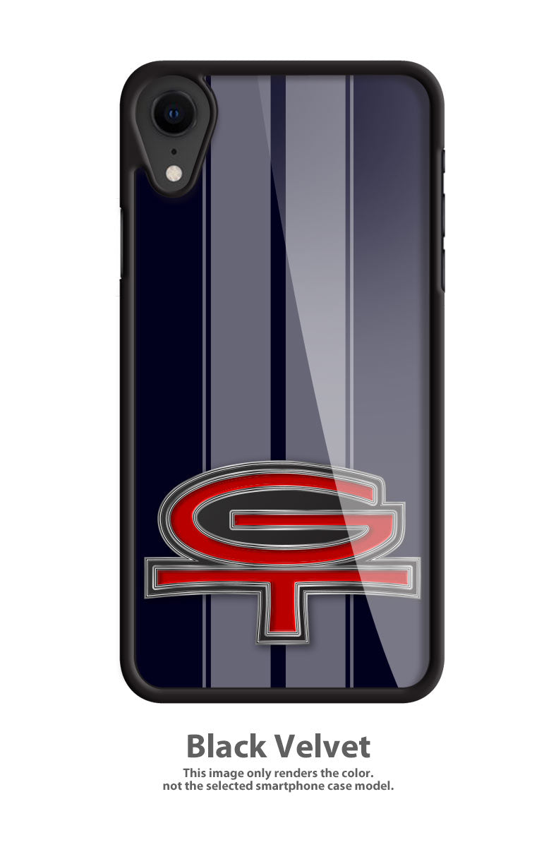 Ford GT Emblem 1965 - 1969 Smartphone Case - Racing Stripes - Emblem
