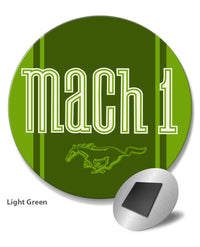 Ford Mustang Mach 1 Emblem Round Fridge Magnet