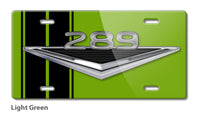 289 c.i. V8 Engine Emblem Novelty License Plate