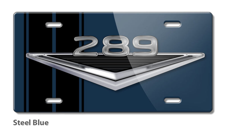 289 c.i. V8 Engine Emblem Novelty License Plate