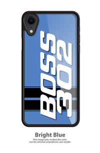 BOSS 302 c.i. V8 Engine Emblem 1969 - 1970 Smartphone Case - Racing Stripes - Emblem