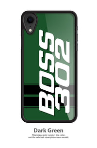 BOSS 302 c.i. V8 Engine Emblem 1969 - 1970 Smartphone Case - Racing Stripes - Emblem