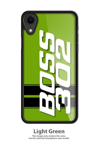 BOSS 302 c.i. V8 Engine Emblem 1969 - 1970 Smartphone Case - Racing Stripes - Emblem