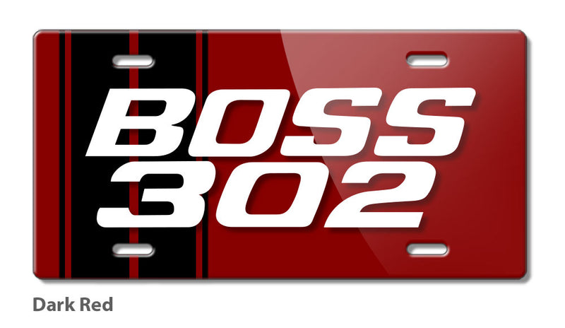 BOSS 302 c.i. V8 Engine Emblem 1969 - 1970 Novelty License Plate