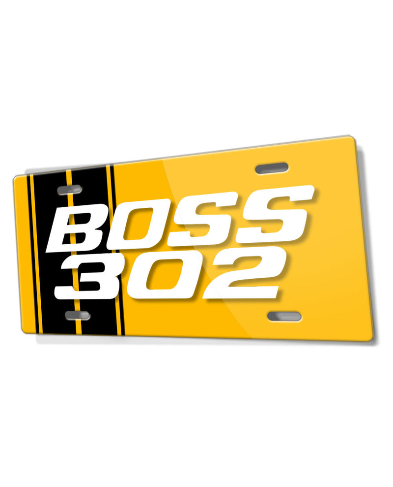 BOSS 302 c.i. V8 Engine Emblem 1969 - 1970 Novelty License Plate