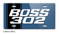 BOSS 302 c.i. V8 Engine Emblem 1969 - 1970 Novelty License Plate