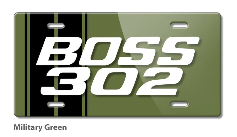 BOSS 302 c.i. V8 Engine Emblem 1969 - 1970 Novelty License Plate