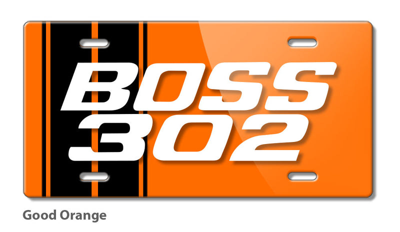 BOSS 302 c.i. V8 Engine Emblem 1969 - 1970 Novelty License Plate