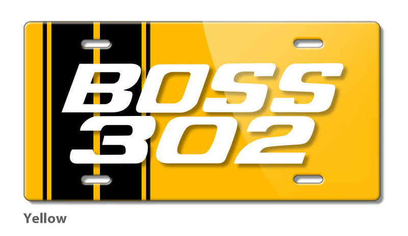 BOSS 302 c.i. V8 Engine Emblem 1969 - 1970 Novelty License Plate