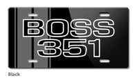 BOSS 351 c.i. V8 Engine Emblem 1971 Novelty License Plate