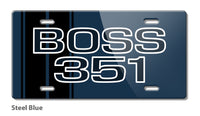 BOSS 351 c.i. V8 Engine Emblem 1971 Novelty License Plate