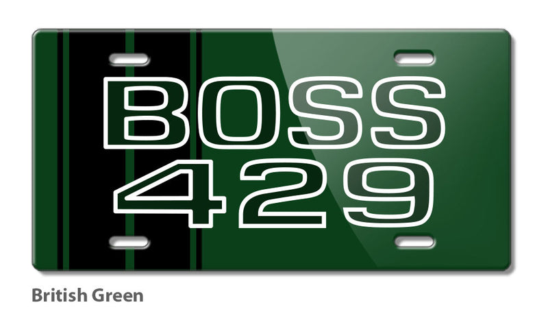 BOSS 429 c.i. V8 Engine Emblem 1969 - 1970 Novelty License Plate Test