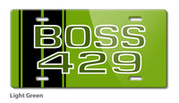 BOSS 429 c.i. V8 Engine Emblem 1969 - 1970 Novelty License Plate Test