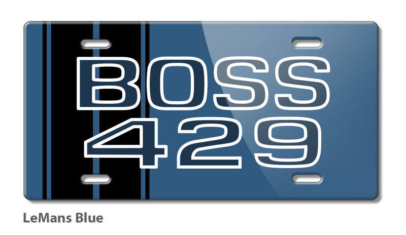 BOSS 429 c.i. V8 Engine Emblem 1969 - 1970 Novelty License Plate