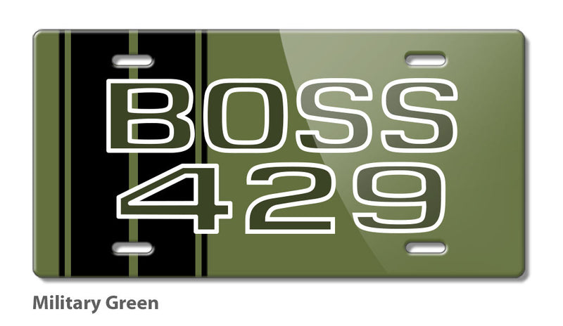 BOSS 429 c.i. V8 Engine Emblem 1969 - 1970 Novelty License Plate