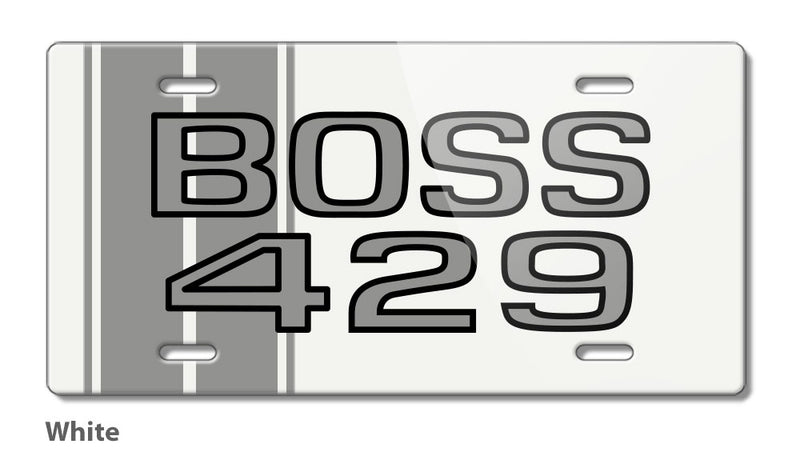 BOSS 429 c.i. V8 Engine Emblem 1969 - 1970 Novelty License Plate Test