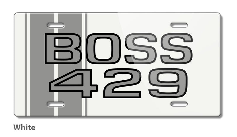 BOSS 429 c.i. V8 Engine Emblem 1969 - 1970 Novelty License Plate