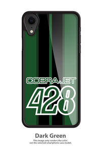 Cobra Jet 428 c.i. V8 Engine Emblem 1968 - 1970 Smartphone Case - Racing Stripes - Emblem