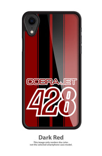 Cobra Jet 428 c.i. V8 Engine Emblem 1968 - 1970 Smartphone Case - Racing Stripes - Emblem