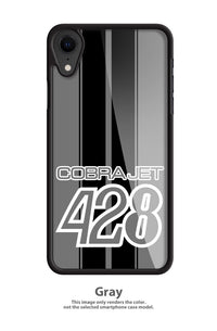 Cobra Jet 428 c.i. V8 Engine Emblem 1968 - 1970 Smartphone Case - Racing Stripes - Emblem